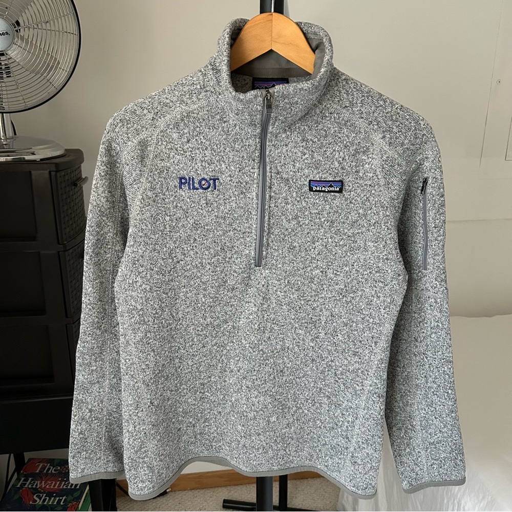 Patagonia Fleece Better Sweater 1/4 Zip Pullover Gray Women’s Medium